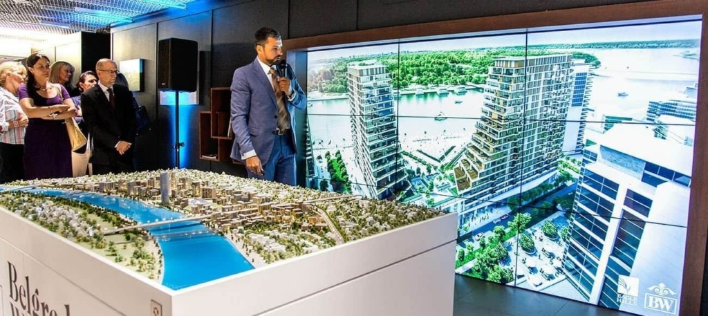 Belgrade Waterfront’s master plan is on display in the world famous department store, Harrods, Knightsbridge.