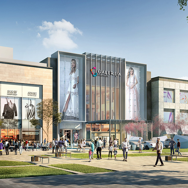 Galerija shopping center in Belgrade Waterfront