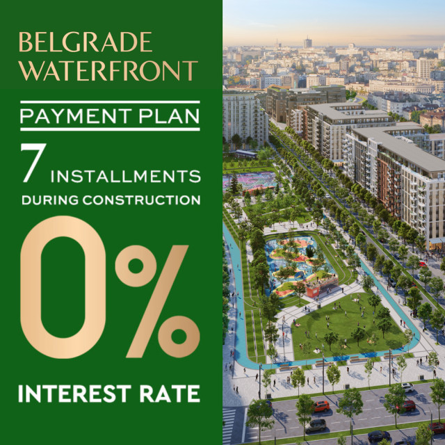 Special payment plan in 7 installments with 0% interest during construction