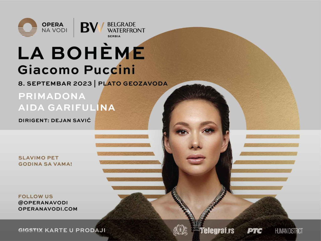 Opera na vodi LA BOHÈME, primadona AIDA GARIFULLINA