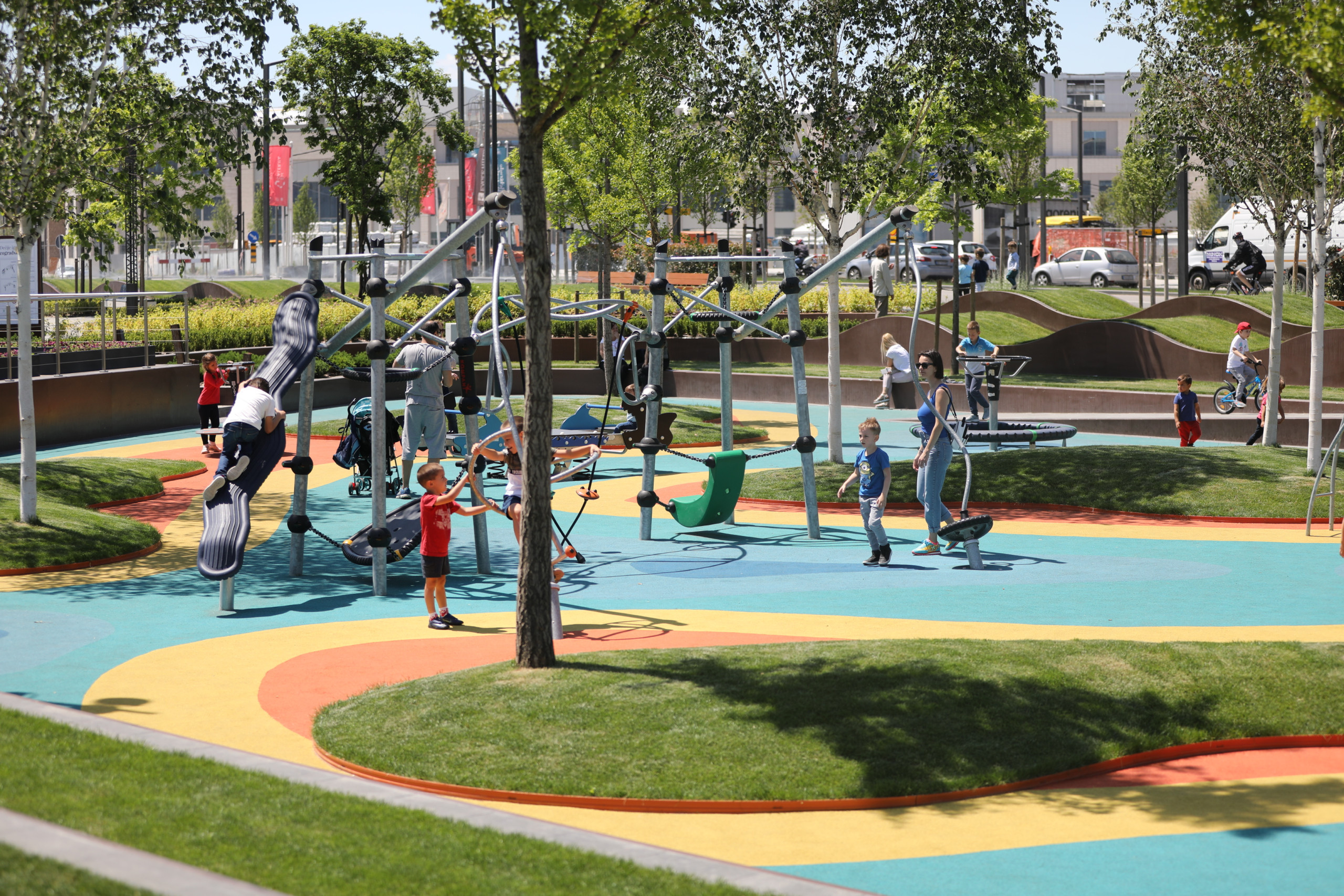 Savski Park playground for children