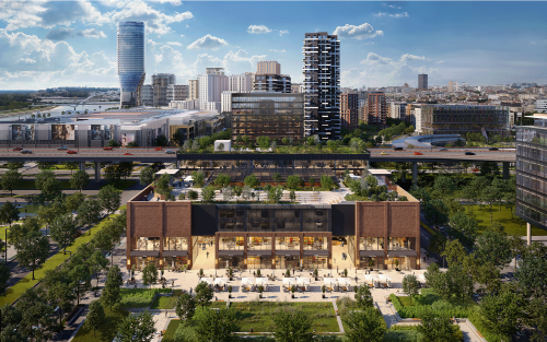 Covered market in Belgrade Waterfront