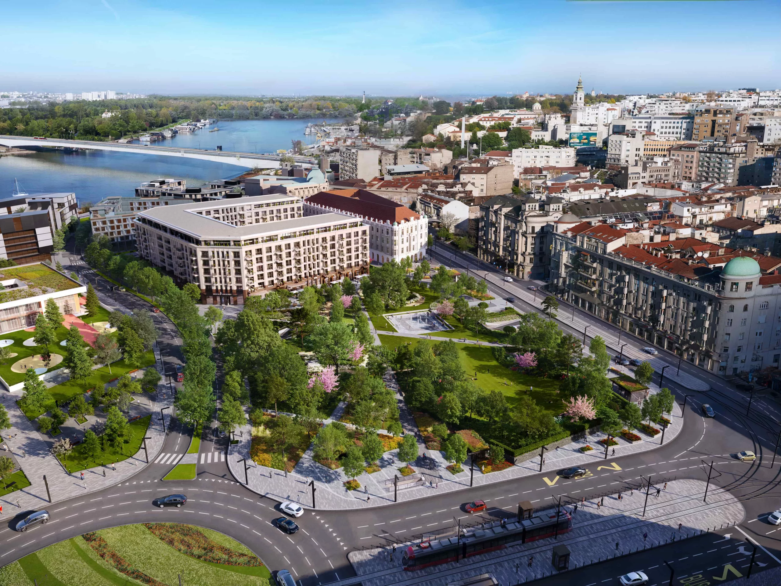 Prometne ulice Beograda na vodi i novi izgled za Svetonikolski park