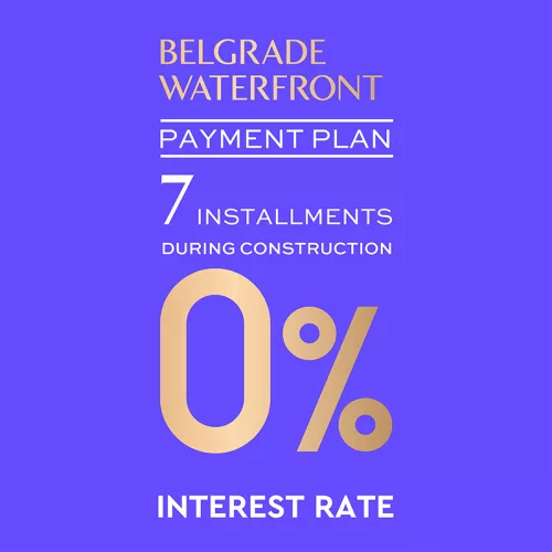 BW Payment plan in 7 installments during construction, with 0% interest.