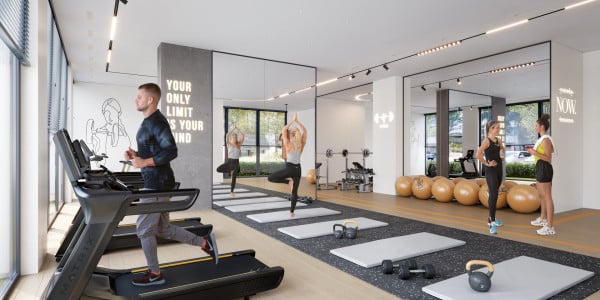 Gym on the ground floor of the BW Nova building