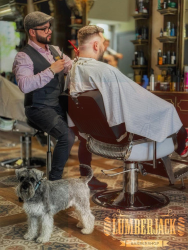 Lumberjack barbershop klijent