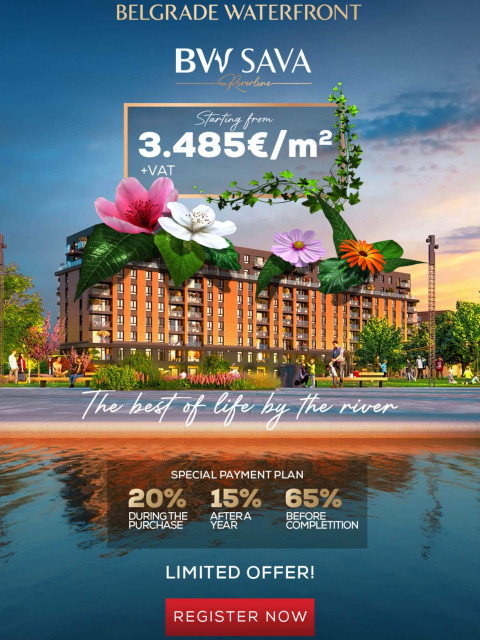 STARTING FROM €3,485/M² + VAT STARTING FROM €3,485/M² + VAT