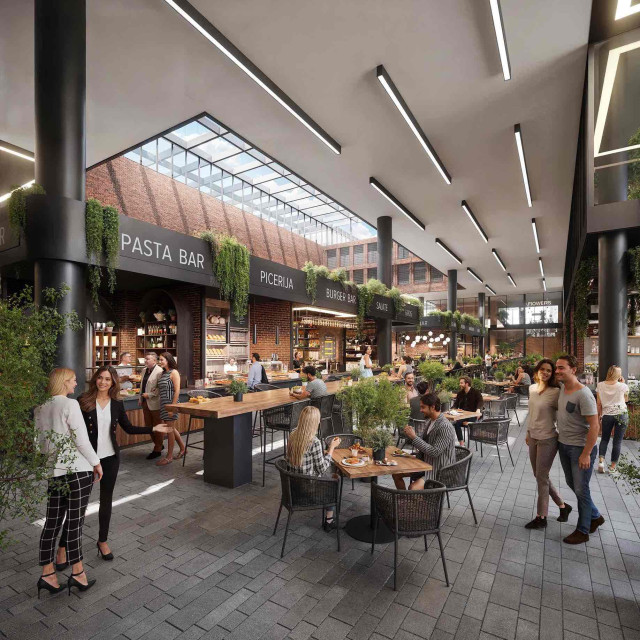 Pijaca Restoran_ A restaurant in the new Gastro market’s food court.