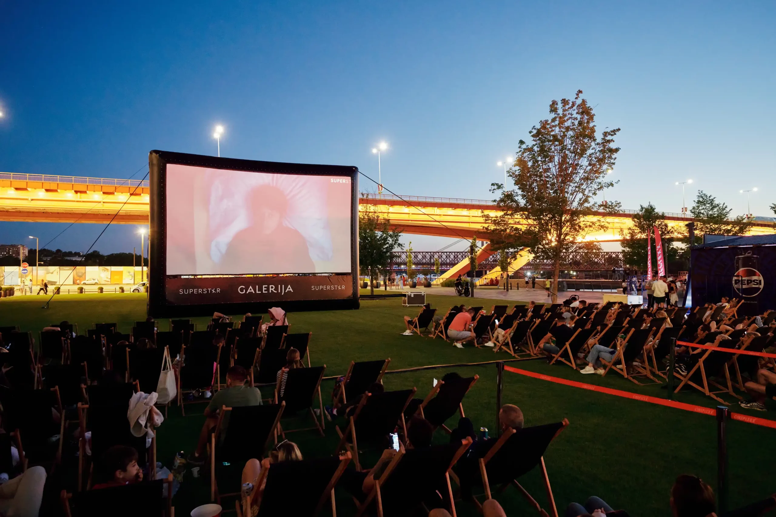 Movie nights under the stars