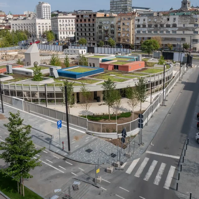 Napredak građevinskih radova na zgradi vrtića u sklopu obrazovnog kampusa Beograda na vodi.