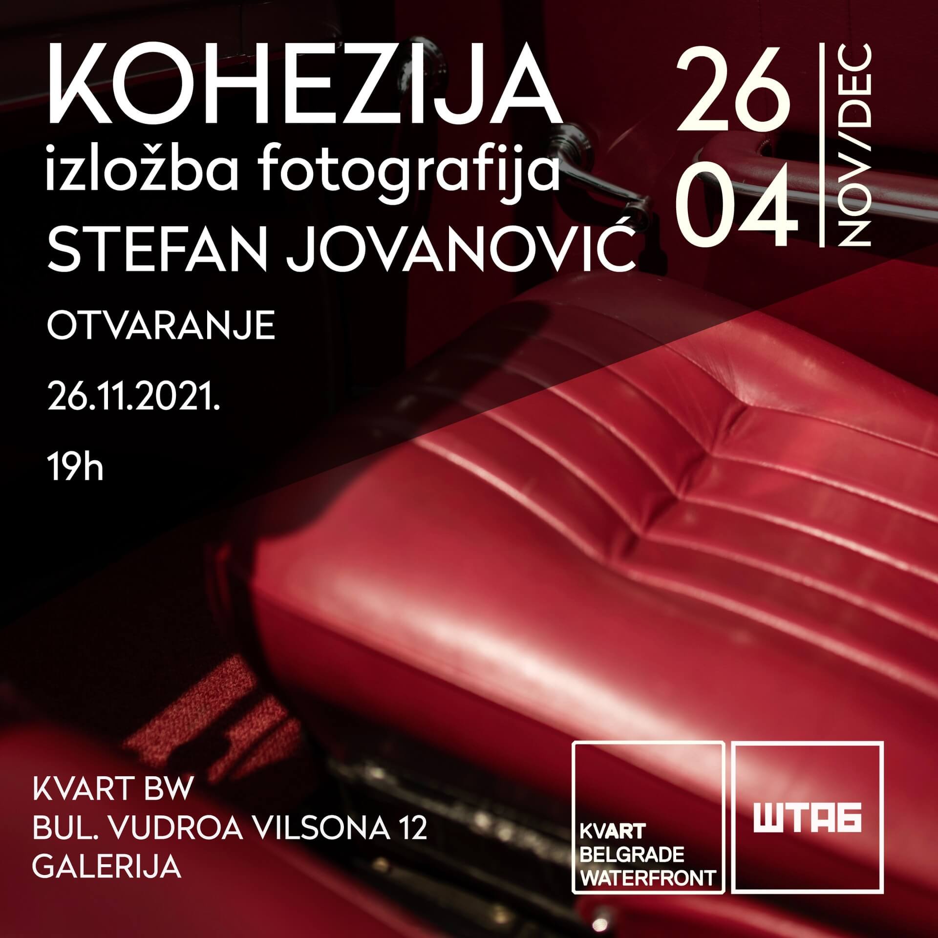 Exhibition of Stefan Jovanović ,,Cohesion”