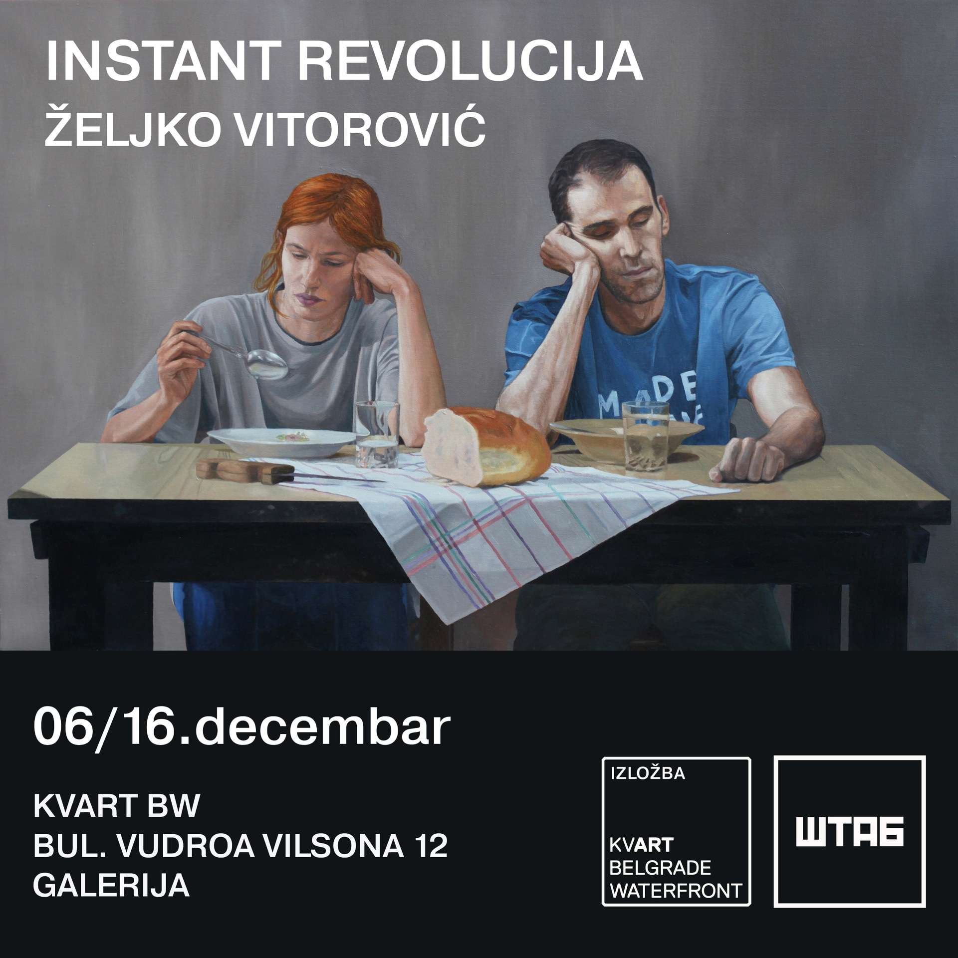 Exhibition of Zeljko Vitorovic ,,Instant Revolution”