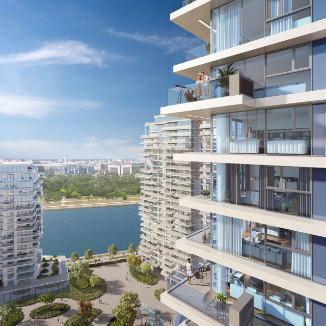 BW Perla and BW Riviera buildings in Belgrade Waterfront-min