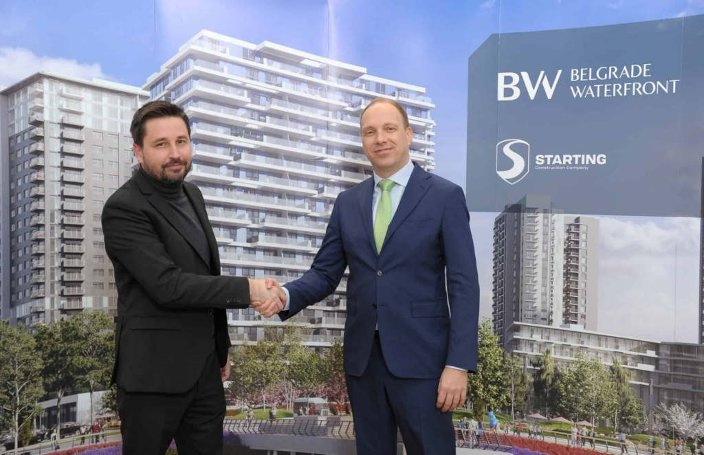 Belgrade Waterfront and domestic construction company Starting have announced the start of the collaboration on the construction of the BW Terraces.