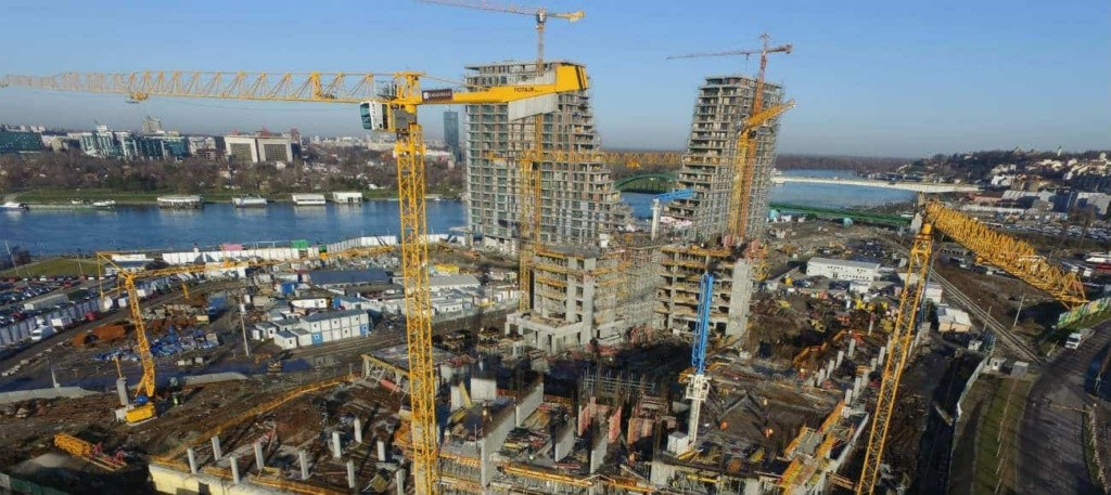 One of the largest construction projects in the region, Belgrade Waterfront, continues to take shape and progress in line with the set deadlines and plans.
