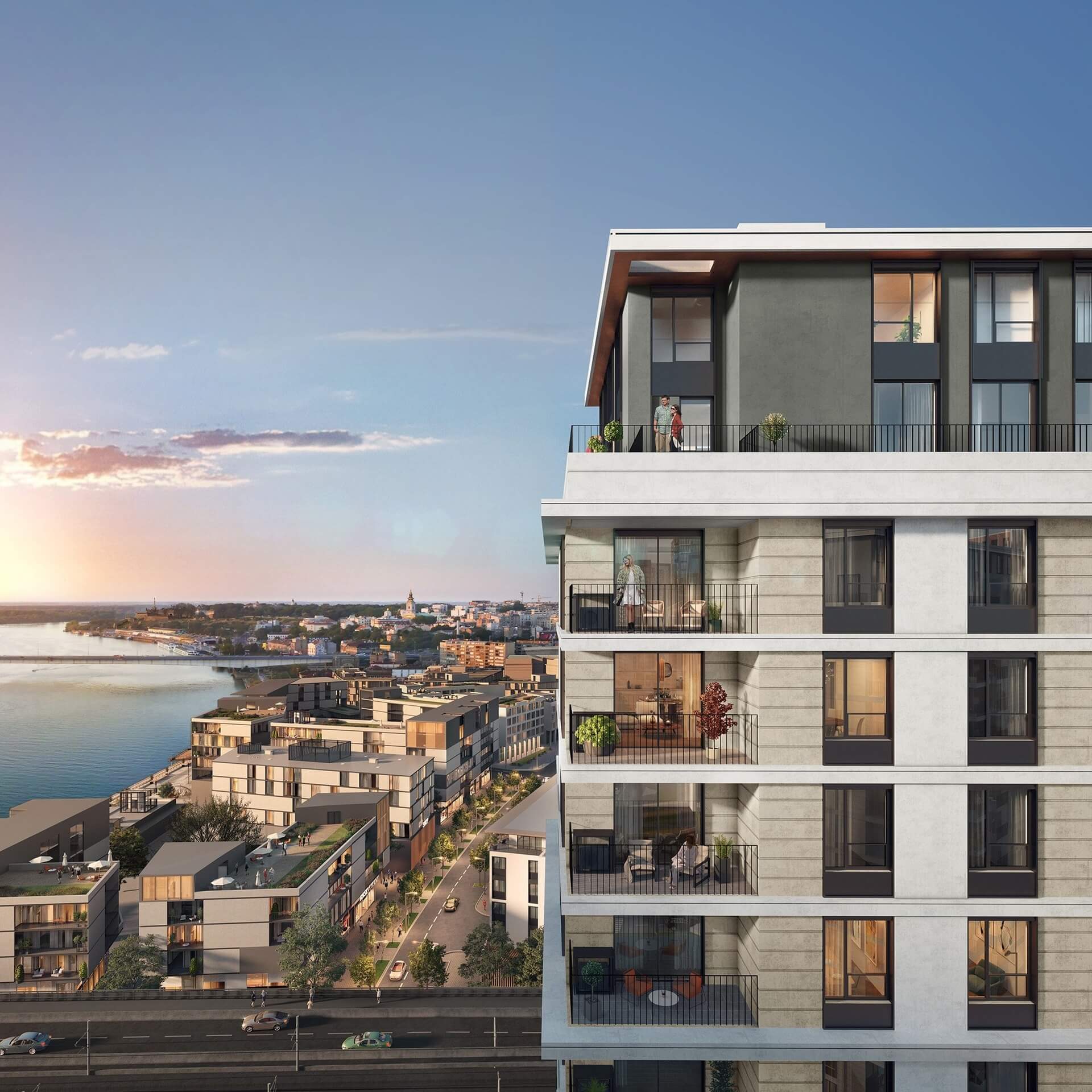 The construction of two more residential buildings in Belgrade Waterfront commences