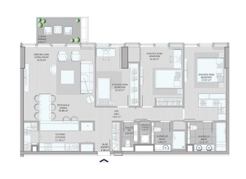 Floor plan BW Residences