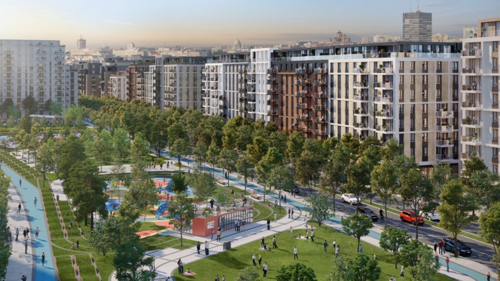 The modern city district, Belgrade Waterfront, presented a new residential building within the BW Quartet complex. Find your new Belgrade property now!