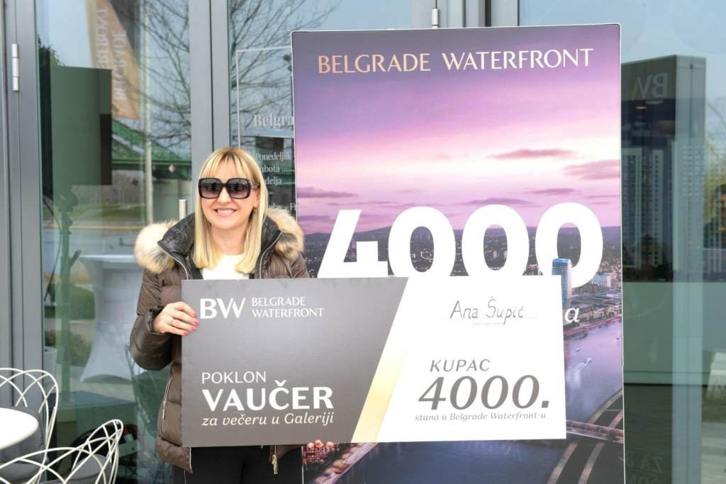 Belgrade Waterfront celebrated another jubilee – the 4000th apartment was sold in the most contemporary district of Belgrade, on the riverbank of the Sava.