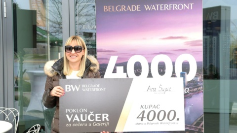 Prodat 4000. stan u Beogradu na vodi