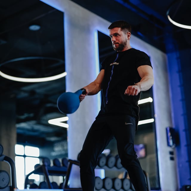 Trainer at the newly opened premium fitness center in Belgrade Waterfront