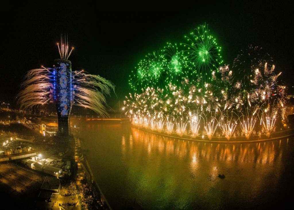 World-class New Year's spectacle: Laser show, concerts and fireworks from the Kula Belgrade