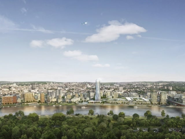 Render naselja Beograd na vodi