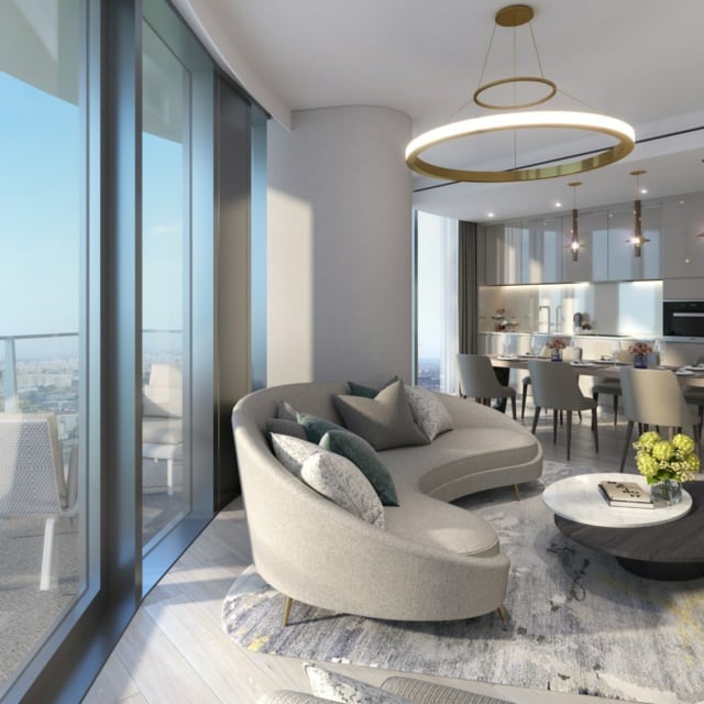 The interior of the apartments in The Residences at The St. Regis Belgrade